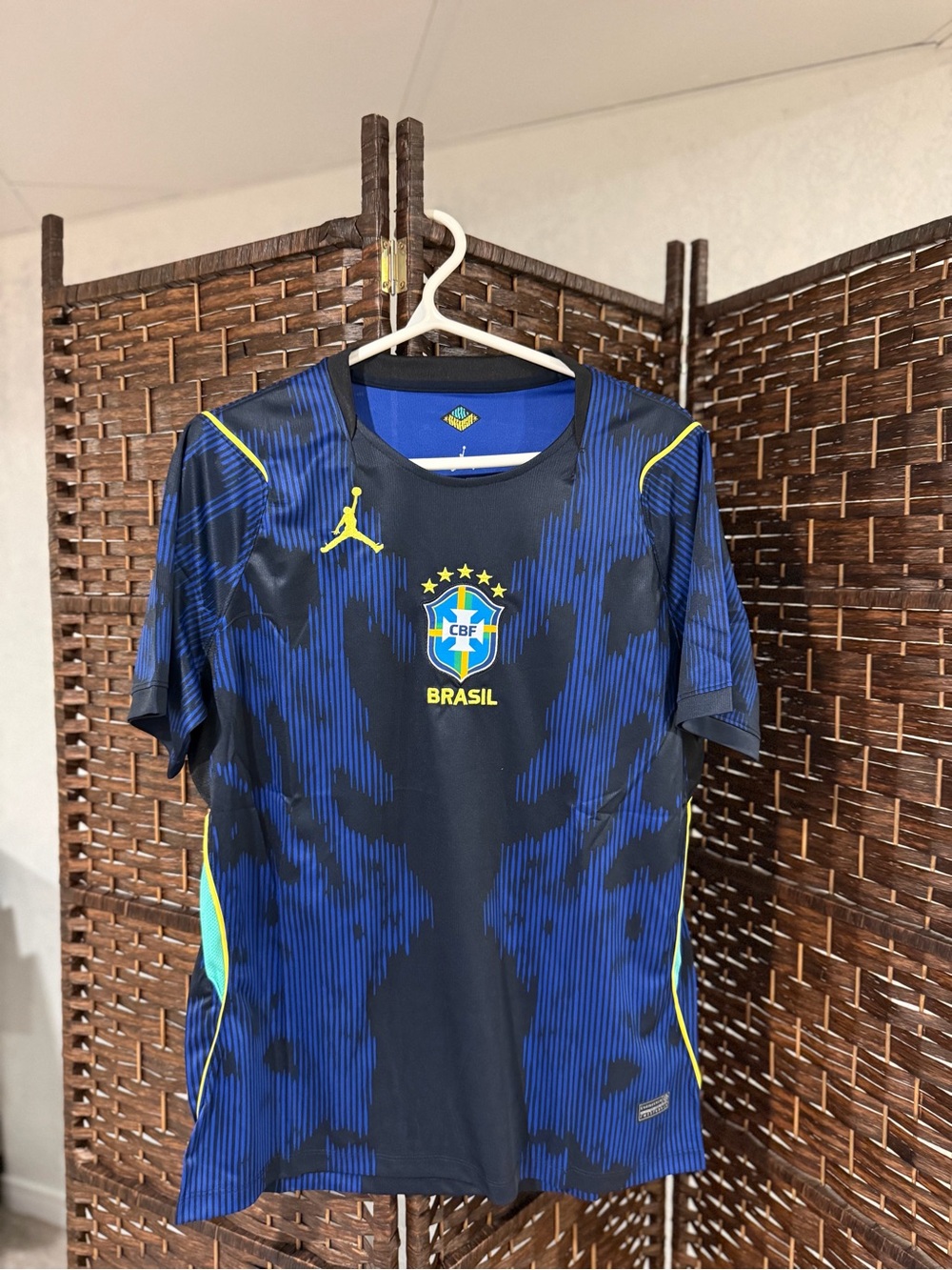 Brazil Soccer Jersey Away Jordan World Cup